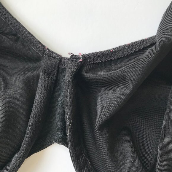 Bali Black Bra 36D Vintage Underwire Extra Support - Picture 12 of 12